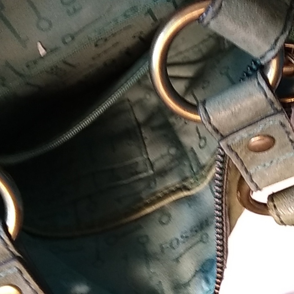 Fossil Crossbody Bag/Matching Unused Wallet - image 3